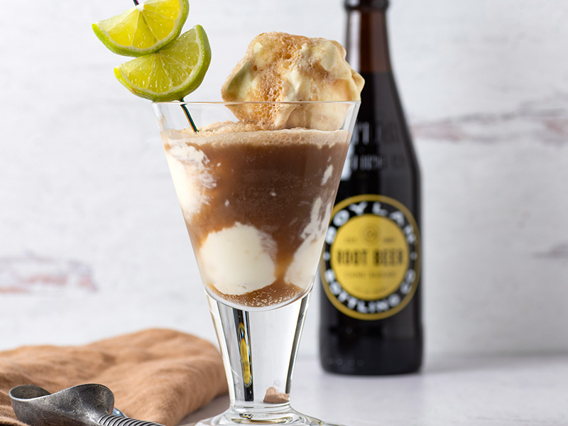 Root beer float