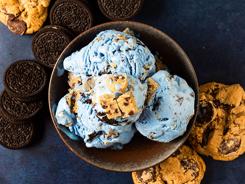 Cookie Monster ice cream