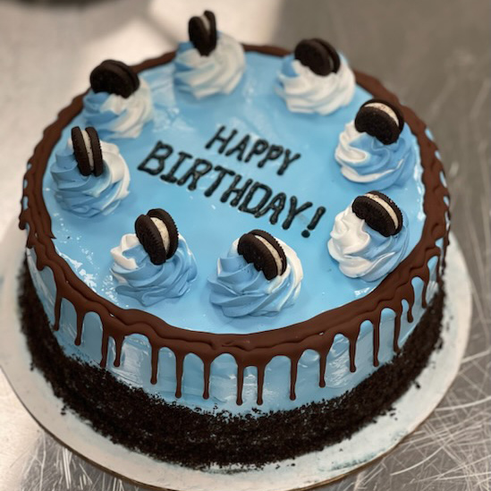 cookie monster ice cream cake