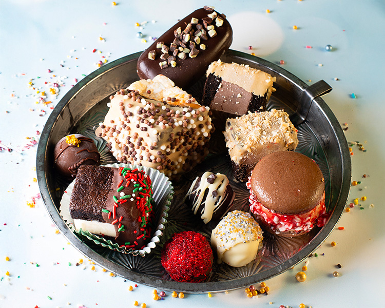 Sweet Treats box for the holidays from Swanky Scoop Ice Cream